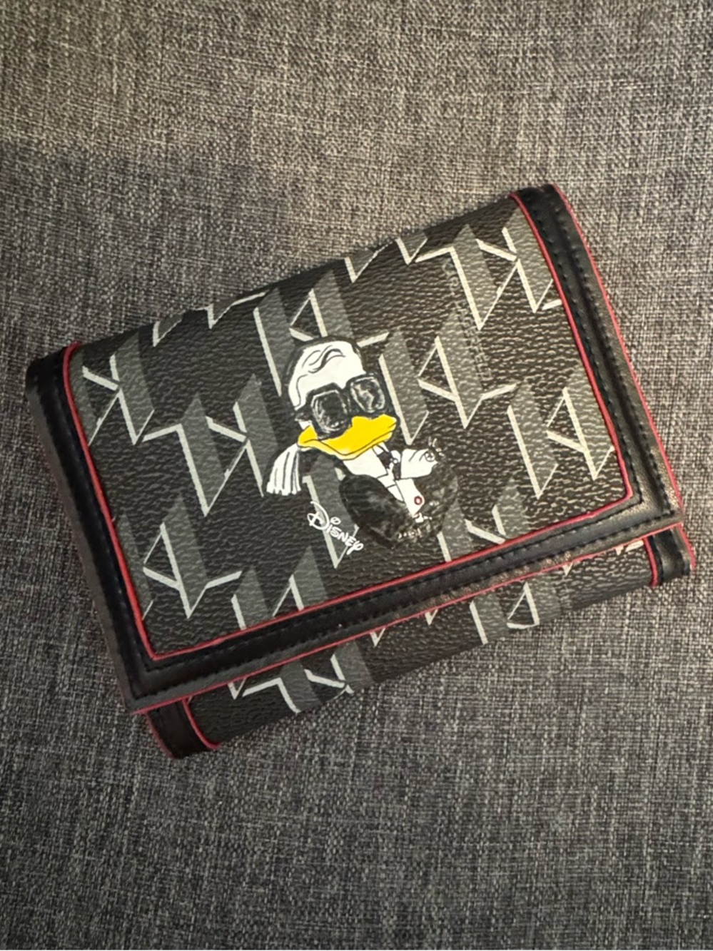 Karl Lagerfeld x Disney Collab Trifold Wallet with Duck